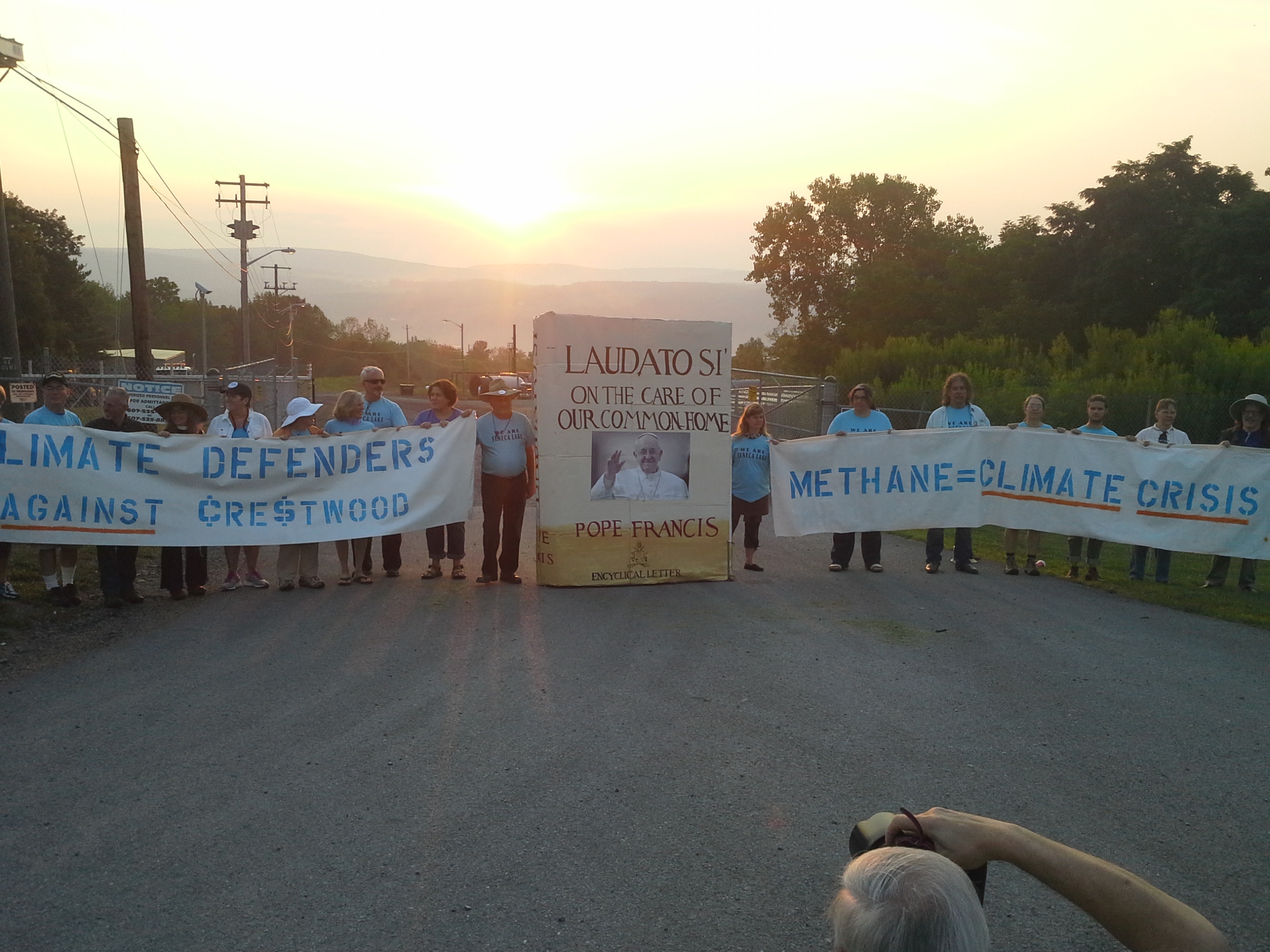 19 Arrested, Including Grandparents, in Seneca Lake Fracking-Gas Protest