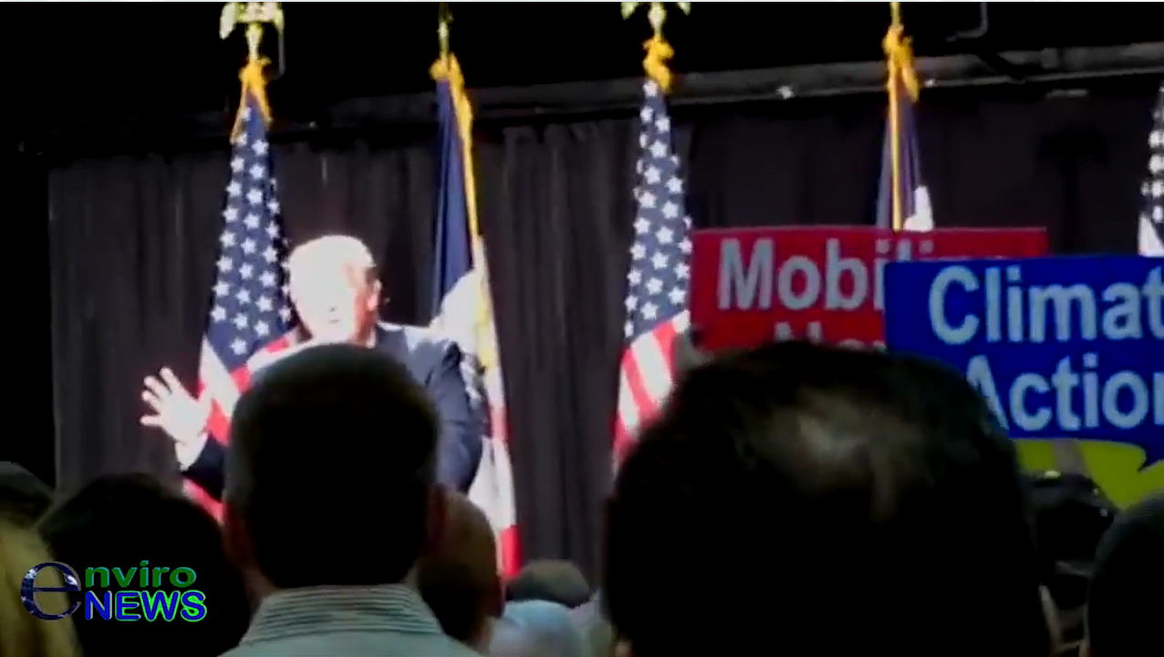 ‘The Climate Mobilization’ Disrupts Trump on the Stump — Elderly Protestor Assaulted by Crowd