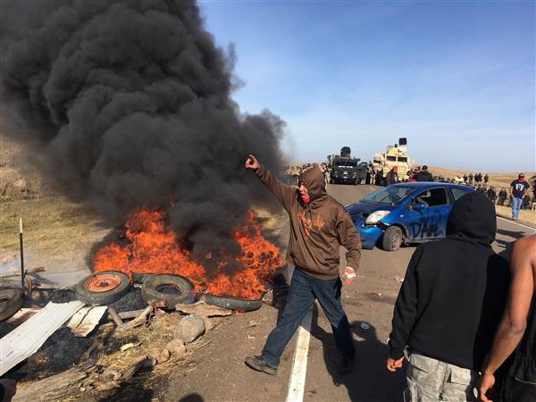 Tanks, Militarized Police, Move in on Native Americans in DAPL Protest Gone Haywire