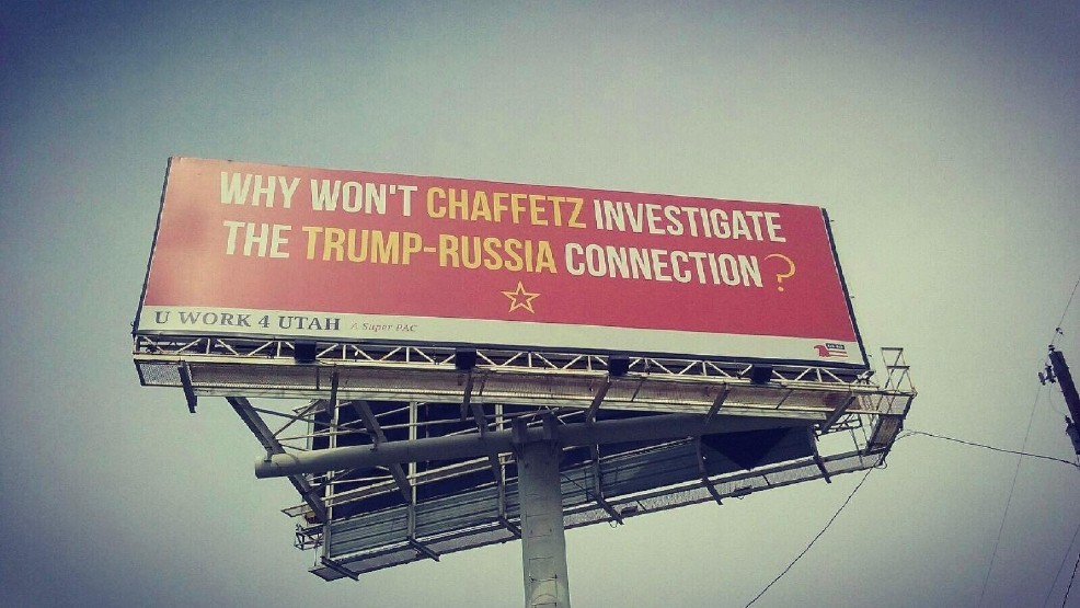 Can you Hear Me Now? Utah Brothers Erect Billboards Slamming Jason Chaffetz over Russia