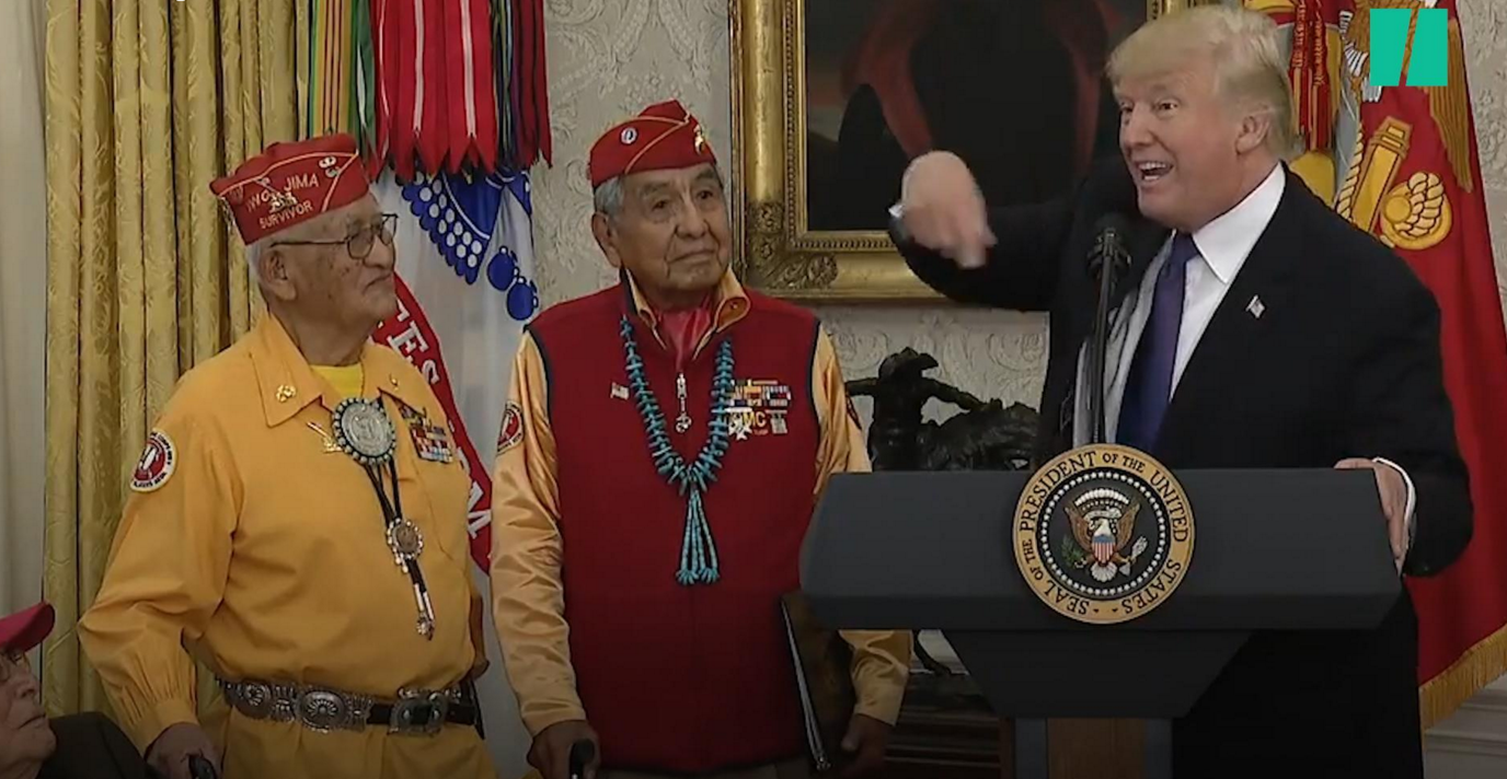 Sioux Leader Tells Trump, ‘Leave The Office You Bought and Take Your Swamp Things With You’