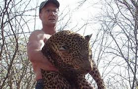 Walter James Palmer After Killing Leopard